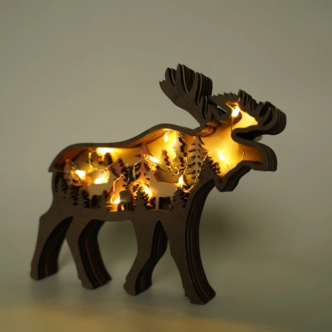 Summer Sale - Moose Carving Handcraft Gift